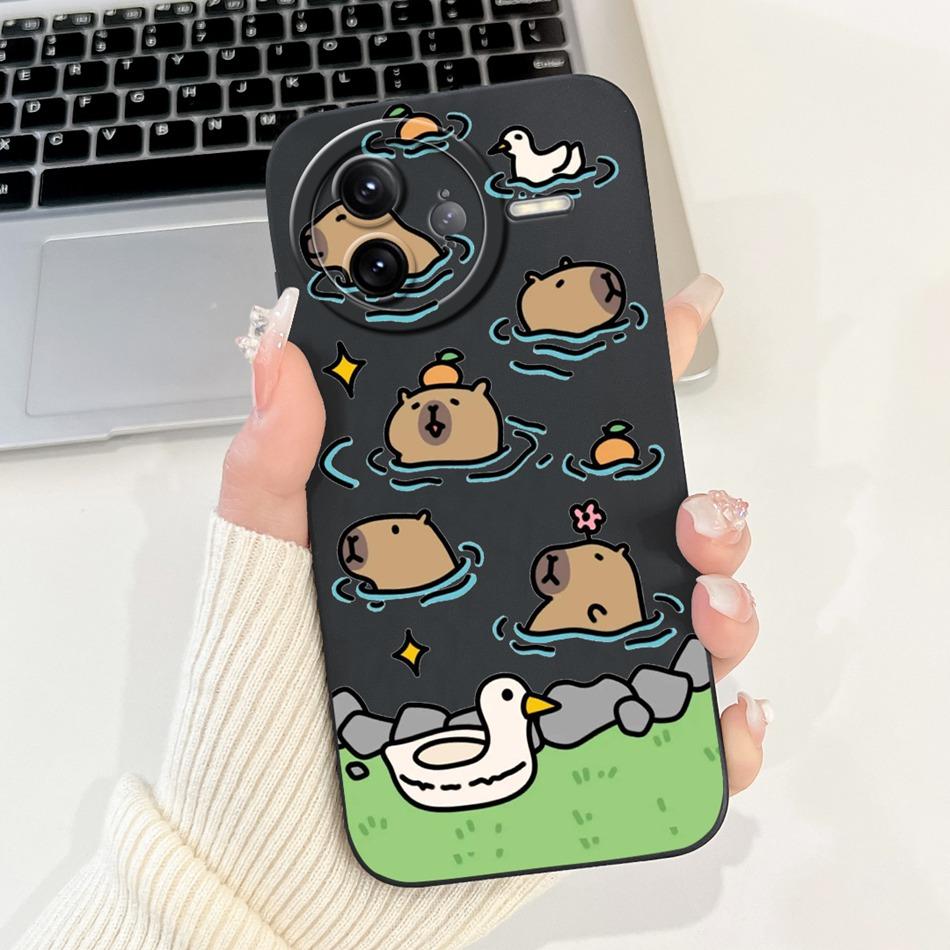 Для Xiaomi Poco F7 Ultra / Poco F7 Pro Милый Кот Панда Мультяшный Чехол для Телефона Для Poco F7ultra F7Pro Мягкий Силиконовый Ударопрочный Чехол