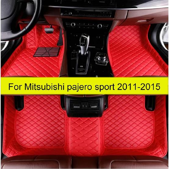 Автомобильные коврики для Mitsubishi pajero sport 2011 2012 2013 2014 2015 автомобильные коврики для ног автомобильный ковер