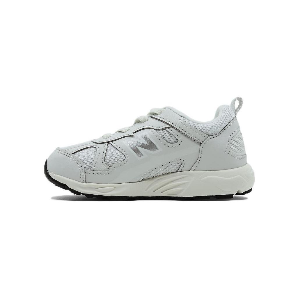New Balance NB 878 Амортизирующие, износостойкие низкие детские кроссовки Белые для младенцев и малышей IV878KN1
