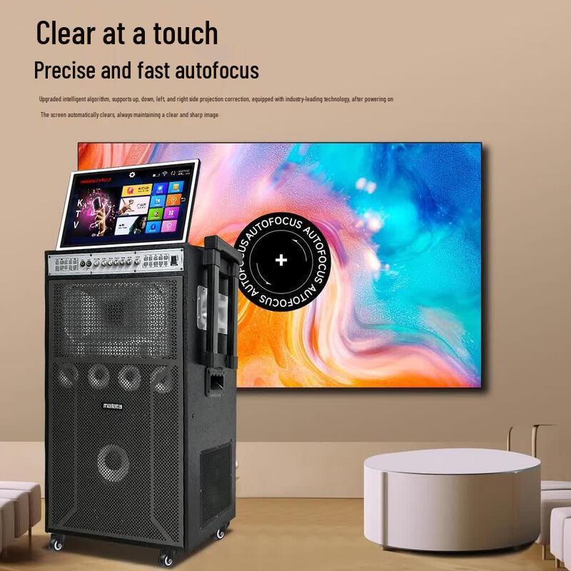 Malata All-in-One Home KTV Karaoke System with Projector (CN version)