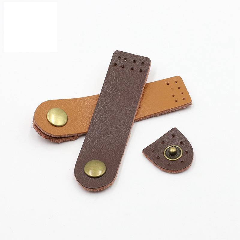 Buckle Latch Leather Tip Buckle Leather Buckle Accessories Bag Lock Latch Suitcases Latch DIY Accessorie