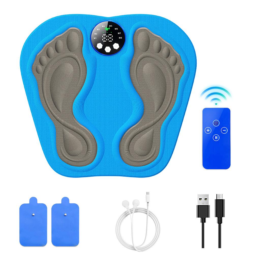 3D массажная подушка для ног Умный массажер для ног Улучшает кровообращение Массаж акупунктурных точек для ног Расслабляет мышцы Стройные ноги Перезаряжаемая подушка для ног в коробке