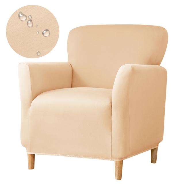 Водонепроницаемый чехол на кресло, эластичный съемный чехол с наклонной спинкой, мягкий одинарный маленький чехол для стула, дивана, чехлы для домашнего клуба