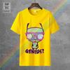 Женская футболка унисекс из 100% хлопка Invader Zim Girl Genius, топы с принтом аниме, футболка большого размера, летняя готическая одежда с графическим рисунком унисекс