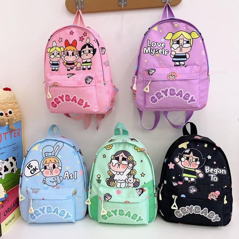 Kindergarten Middle And Large Class Baby Schoolbag Cartoon Cute Printed Boys And Girls Backpack Children'S Backpack