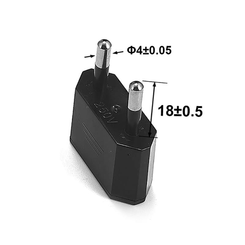 Американский Китай к переходнике 2 силы перемещения ЕС Европы к переходнику штепсельной вилки ЕС