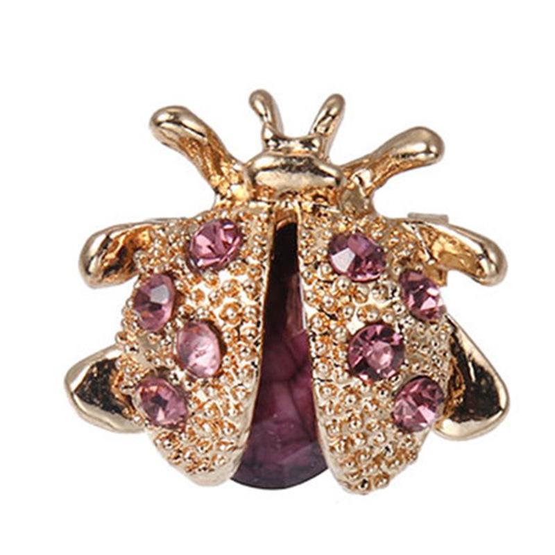Мультяшный Жук Брошь Студент Милая Брошь Животное Красочные Маленькая Божья Коровка Брошь Насекомое