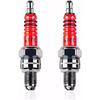 3pcs Ceramic Motorcycle Spark  Plug Triple Electrode High Temperature Resistance Corrosion