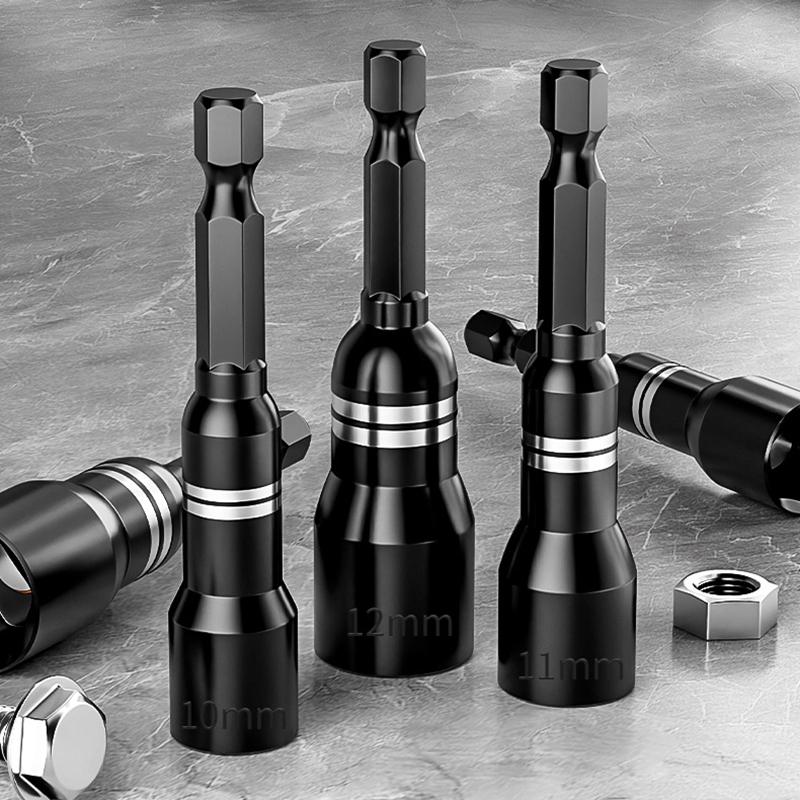 CR-V Сталь Магнитные Гаечные Отверточные Насадки Для Электродрелей Шестигранный Хвостовик Драйвер/Адаптер Головка Гаечного Ключа Инструмент Запчасти Аксессуары