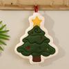 Kawaii Xmas Hanging Hand Towel Creative Cleaning Hand Cloth Kitchen Cute Wipe Cloth  Home Decor