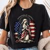 Покровительница США Дева Мария Католическое Искусство Футболка