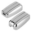 2pcs Zinc Alloy Concealed Hook Clothes Hats Towel Holder Accessories for Automobiles RVSilver