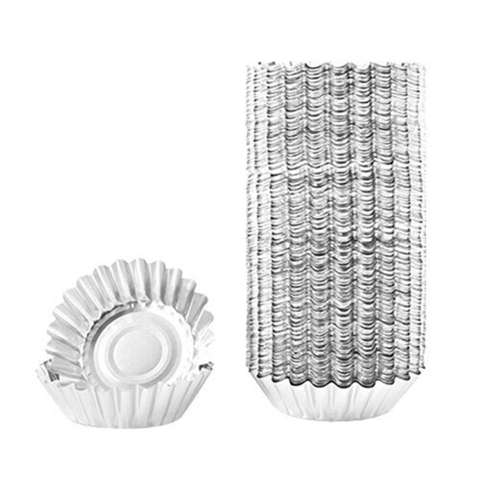 100 шт. Круглая форма для тарта, одноразовая форма для пирога, форма для торта, скорлупа, форма для яичного тарта, чашка для выпечки
