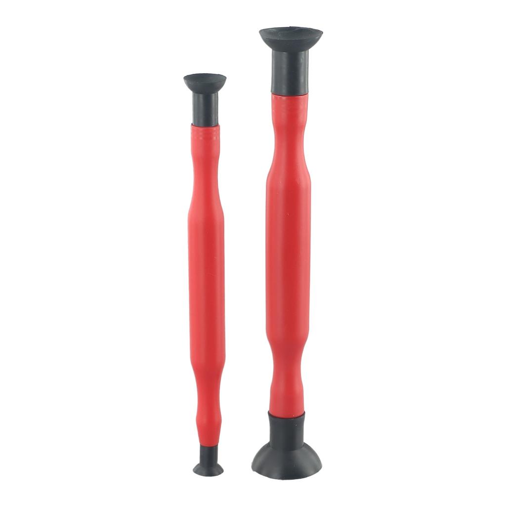 2Pcs Valve Lapping Sticks Grip With Suction Cup Cylinder Engine Dust Grinding Tool 20cm 22cm For Small And Large Vehicles