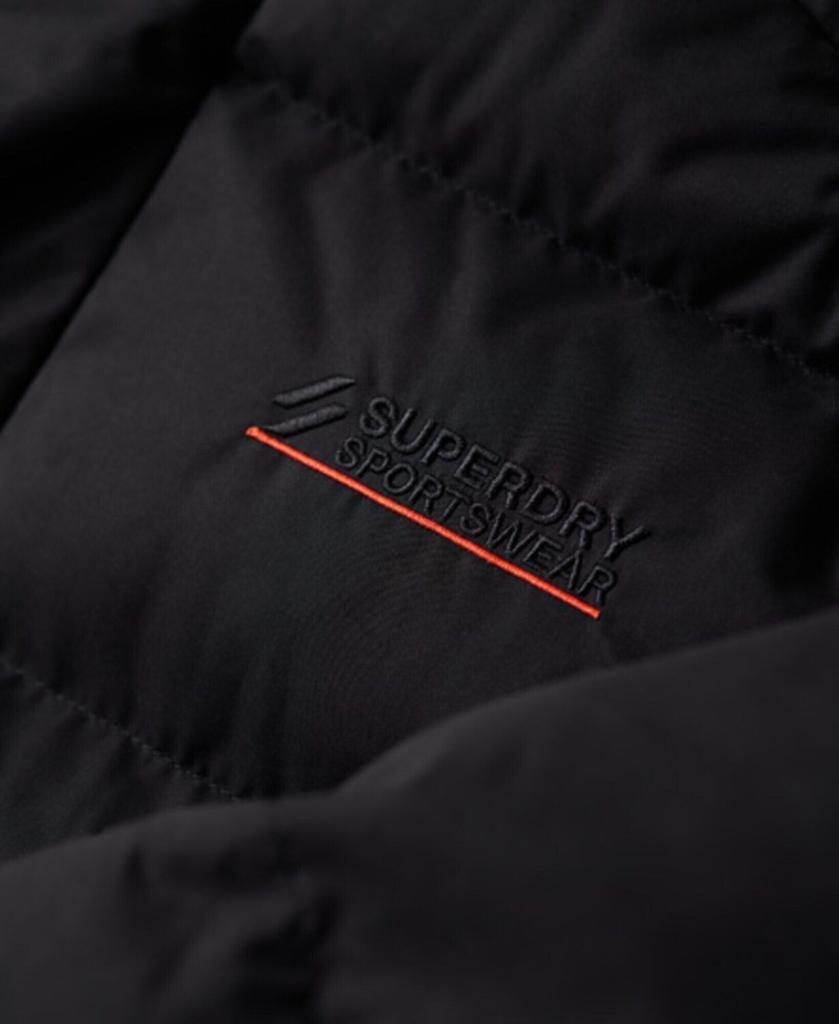 Зимняя куртка Superdry Microfibre Sport Puffer Jacket (M5011760A) серый