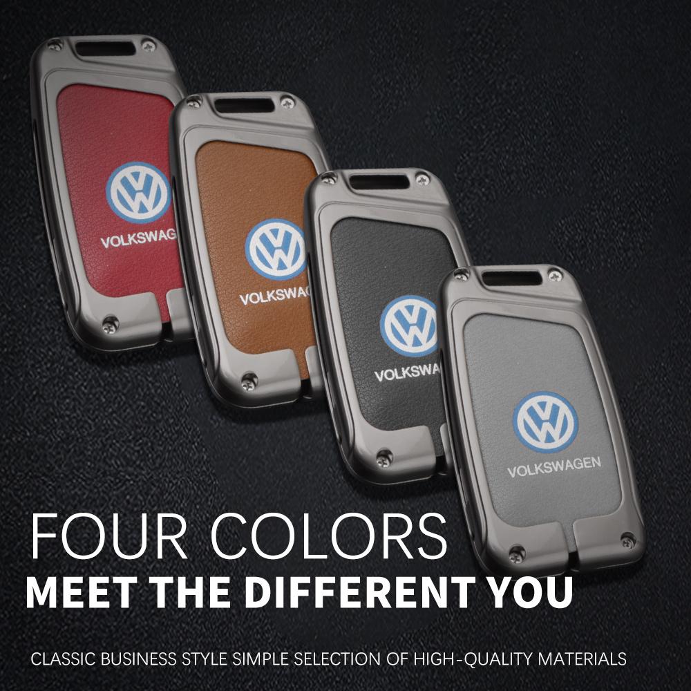 For VOLKSWAGEN VW Zinc Alloy Car Key Case Cover Key Protection Shell For VW Volkswagen Magotan Magotan GTE Passat B6 B7 B8 CC Ar