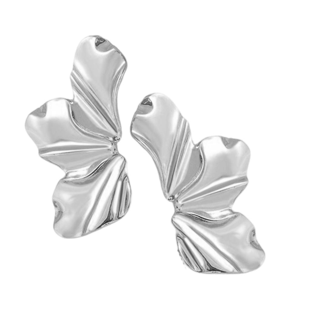 Модные прочные серьги из сплава с уникальными лепестковыми узорами для офисных работников и студентов