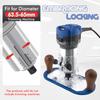 Trimming Machine Router Plunge Base Fit for Diameter 63.5-65mm Trimming Machine Multi-functional Milling and Slotting Tools