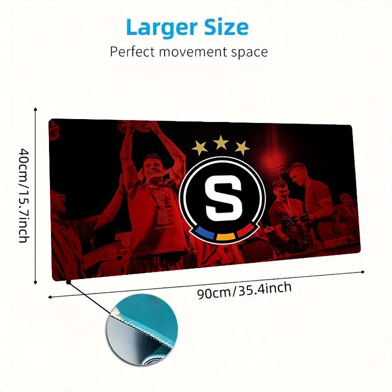 Prague Mouse Pad, Large Gaming Desk Mat, Non-slip XXL Mousepad for Laptop & Tablet, Mini PC Playmat with Stitched Edges