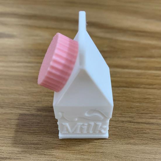Брелок-подвеска в виде коробки из-под молока, мини-коробка для хранения таблеток в форме коробки из-под молока, портативная