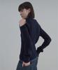 Dito Shoulder Cut-Out Cable Pullover [Navy]