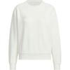 Lounge FW24 Comfortable Soft Crew Neck Sports Sweatshirt Women Sweatshirt Han-Jade-White JJ3577