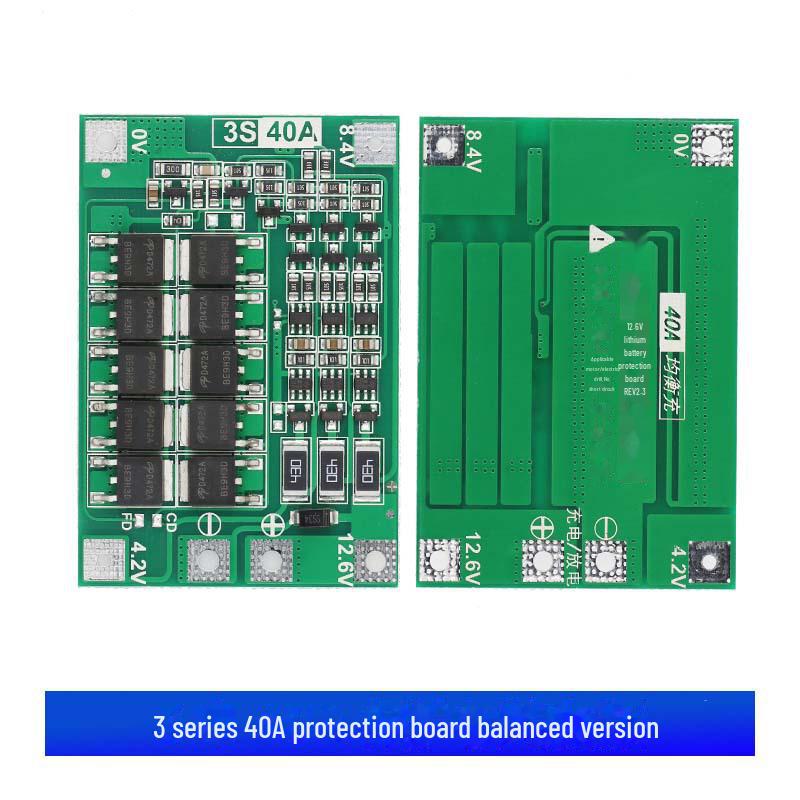 Balanced/Enhanced 3/4 Series 40A-60A Li-ion Battery Charger Protection Board for Power Tools