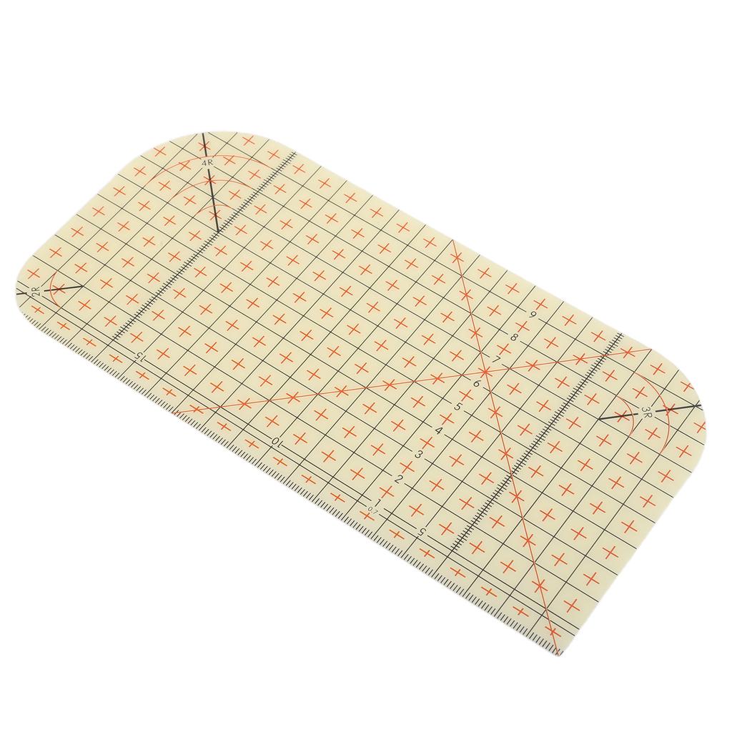 Профессиональная гладильная линейка, линейки для квилтинга, линейка для пэчворка из смолы, высокая точность для точной резки и шитья, длина 20 см