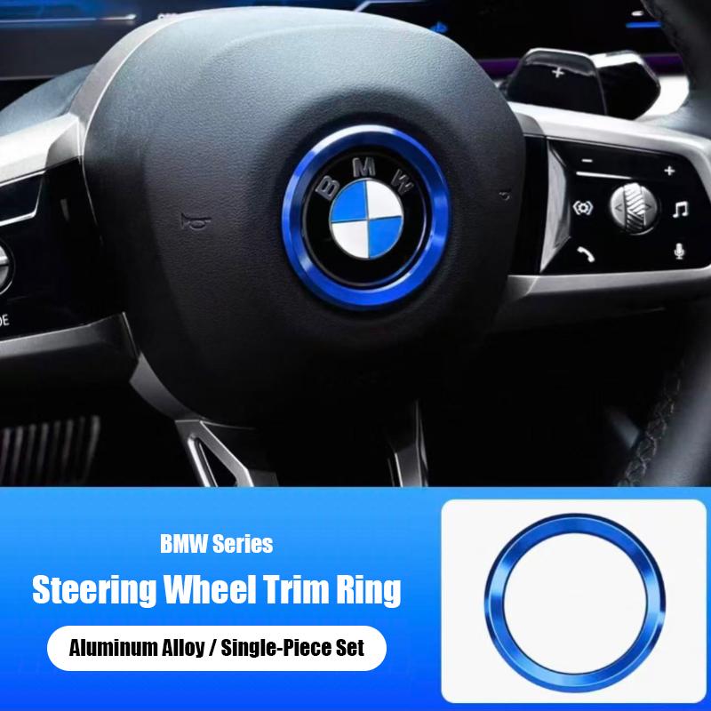 BEKV7 Car Styling Decoration Ring Steering Wheel Circle Sticker For BMW M3 M5 E36 E46 E60 E90 E92 X1 F48 X3 X5 X6 X3 E83 F25 X4 F26