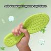 Shock Absorption Comfortable Breathable Wormwood Deodorant Insole Arch Support Latex Soft Sweat Absorbing Running Feet Care
