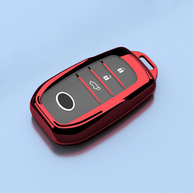 Роскошный подвес-чехол для ключа для Toyota Highlander 2025 – Унисекс, Полностью закрывающаяся пряжка с гибридной цепочкой 380T