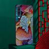 Colorful Leaves Case for Samsung Galaxy A10s A50 A50s A02s A03s A20 A30 A20e A70 A70s A20s A30s A10 A40 A04 Black Phone Cover
