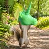 Unicorn Squirrel Feeder Head Feeder, Funny Animal Face Hanging Garden Picnic Table Big Mask Style Wildlife for Backyard Patio Decor Interactive