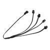 Neon Light EL Wire Driver Inverter PC USB Car Ciggrette Plug Adapter Controller EL Wire Splitter Connectors Cable 1 To 2/3/4/5