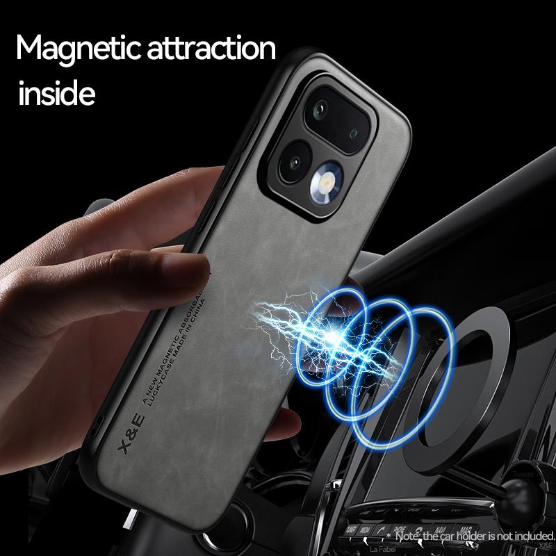 Магнитный кожаный чехол для Realme 16 Pro Plus Realme16Pro+ 5G Ударопрочный силиконовый мягкий чехол-обложка