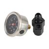 Универсальный манометр давления топлива с жидкостью 0-100psi Манометр давления масла 1/8" NPT с фитингом для отбора давления топлива 6AN