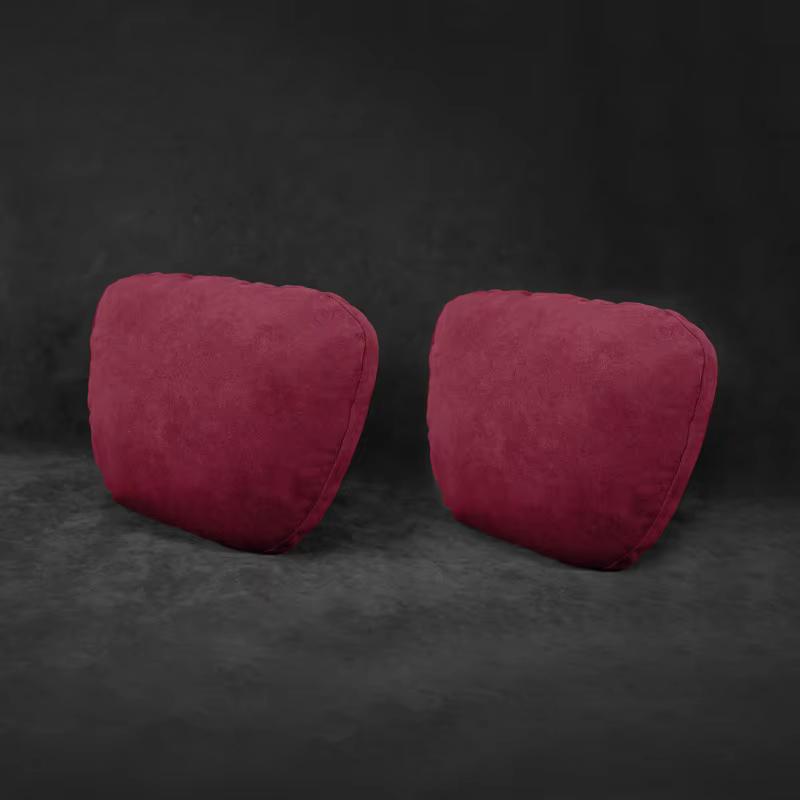 ABX2 For Citroen Ami Basalt Berlingo C3 Aircross C4 Cactus C5 X Suede Car Neck Rest Pillow - Auto Seat Neck Support Accessories