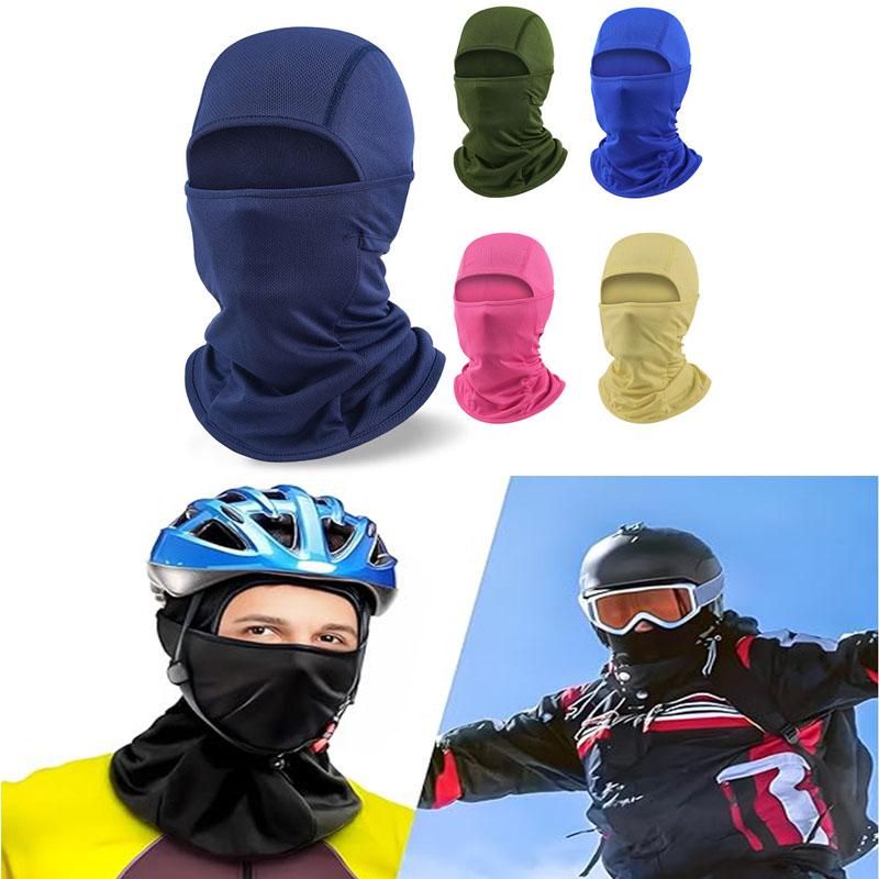 Windproof Breathable Anti-UV Full Face Balaclava Cycling Cap Motorcycle Helmet Liner Bicycle Hat Ski Cover Motocross Face Mask