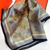 Elegant Temperament Mulberry Silk Silk Scarf Women'S Spring And Autumn Style Foreign Style Versatile 70 Square Scarf Silk Decorative Scarf