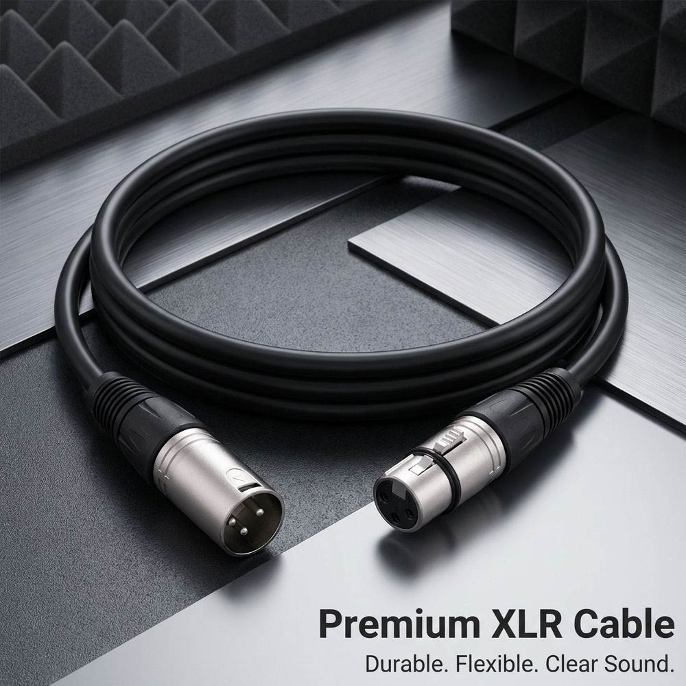 3Pin XLR Male to Female Balanced Audio Cable Pure Copper XLR Extension Cord for Mic Sound Card Mixer Amplifier KTV Stage Speaker
