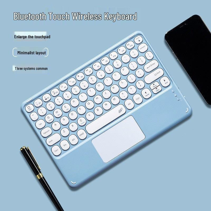 Беспроводная Магнитная Bluetooth Сенсорная Клавиатура для Мобильных Телефонов и iPad - Дизайн Капля Воды