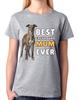 Best Greyhound Mum Ever Sighthound Dog Lover Ladies T-Shirt Tee