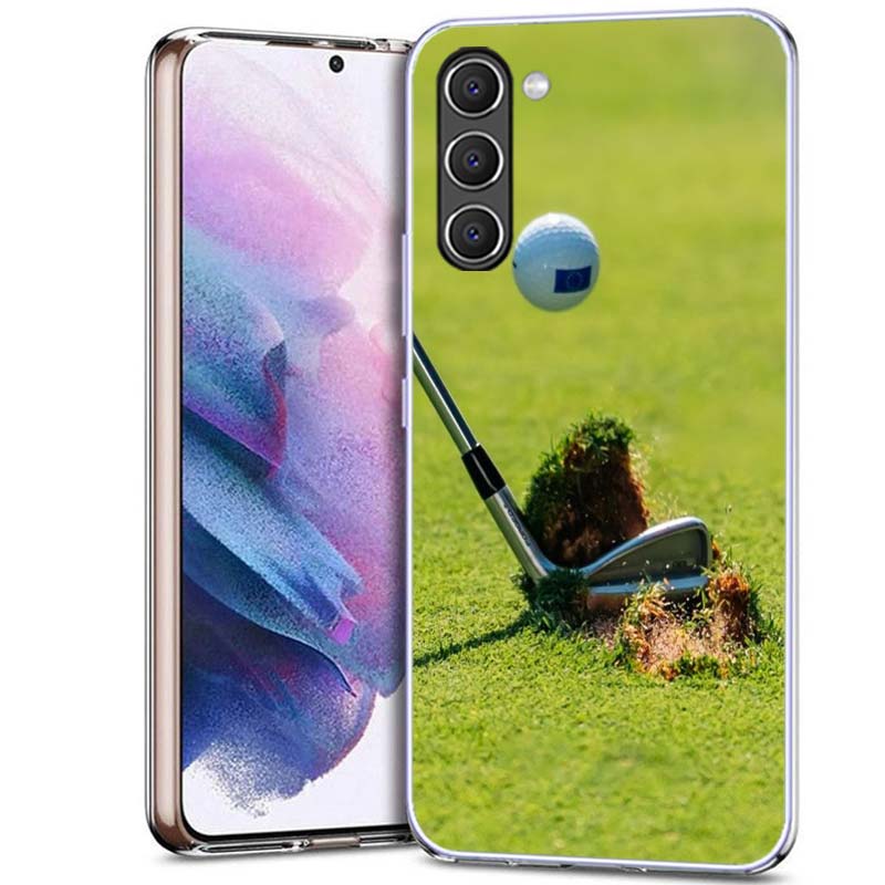 Чехол для телефона с гольф-клюшками и брызгами мячей для Samsung A54 A14 A24 A34 A17 A37 A57 A55 A35 A25 A15 A13 A23 A33 A53 A07 A05S A04S