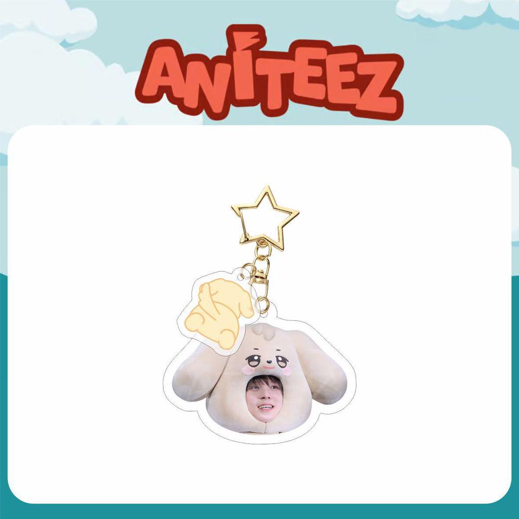 Памятный мультяшный акриловый брелок-подвеска ATEEZ 24-го года