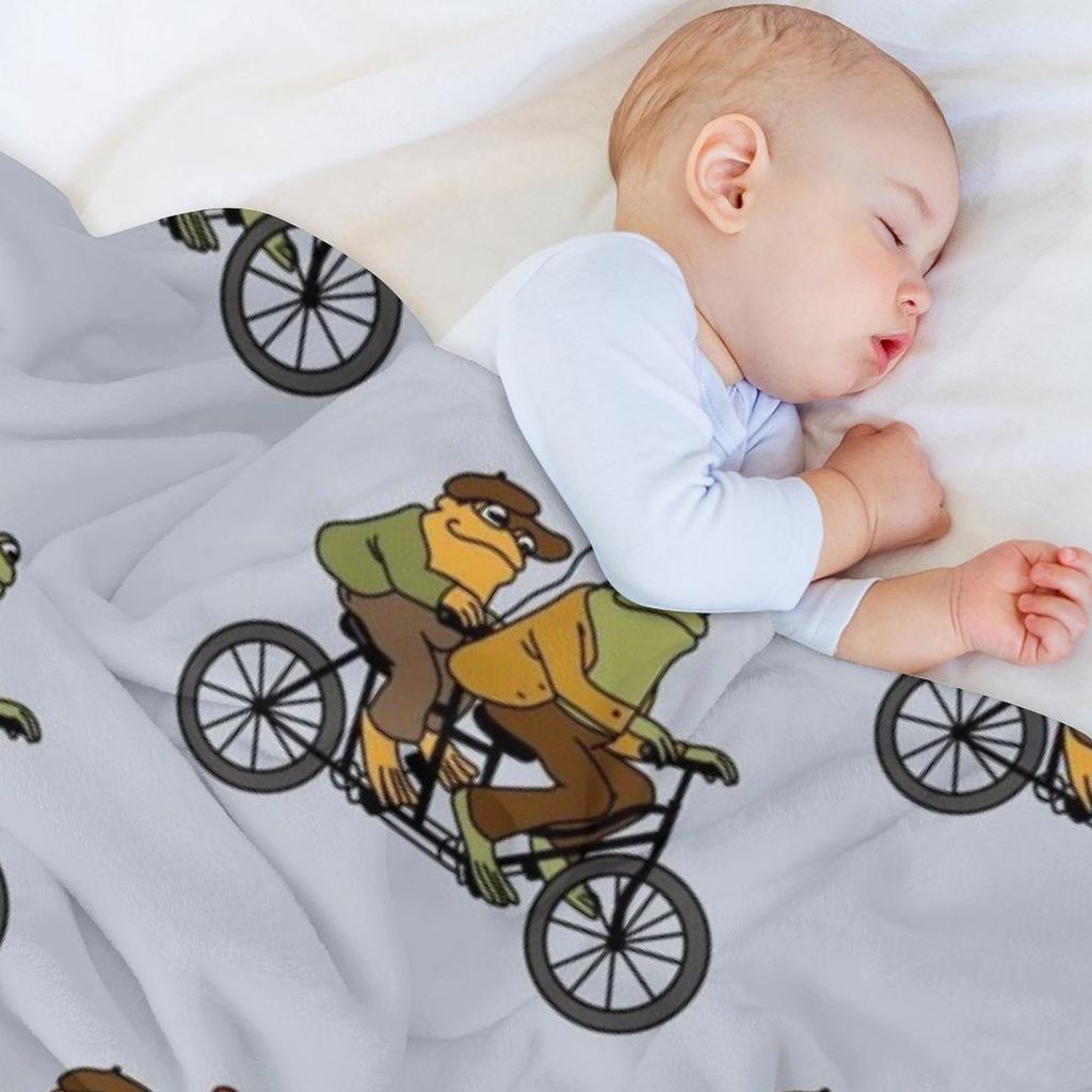 Лягушка и жаба с воздушным шаром в форме сердца Плед-накидка Спальный мешок теплый зимний Тонкий Роскошный St Пледы