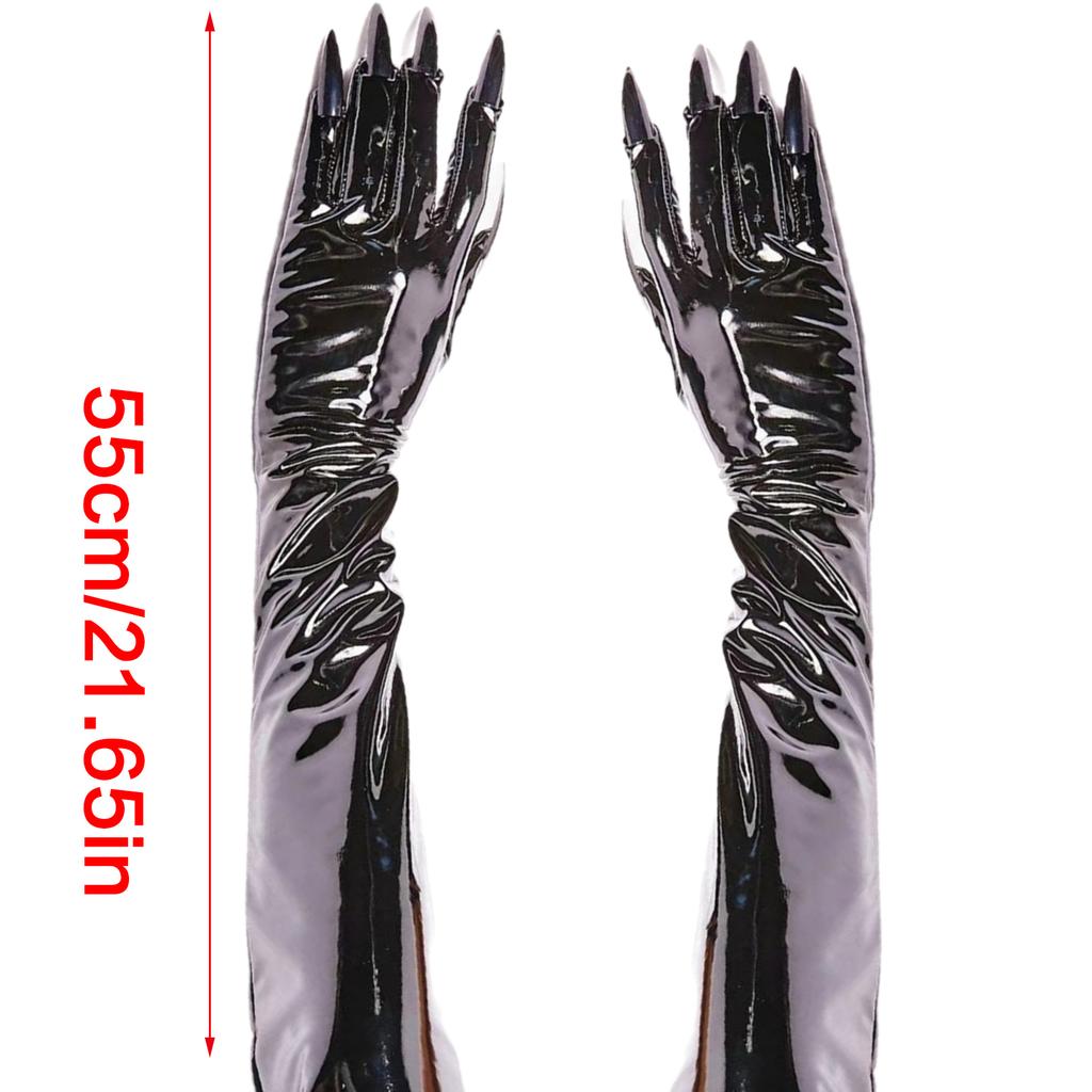 2pcs Gothicism Costume Gloves Make Up Clawed Gloves Versatiles Costume Gloves for Cold Weather Protecting
