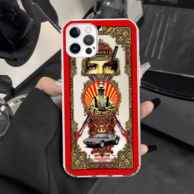 Чехол для телефона Kill Bill для iPhone 11 12 13 Mini 14 15 Plus 16 Pro Max 17 Air 16E 7 8 SE 17ProMax Мягкий чехол-футляр 11 14 15 16 Pro