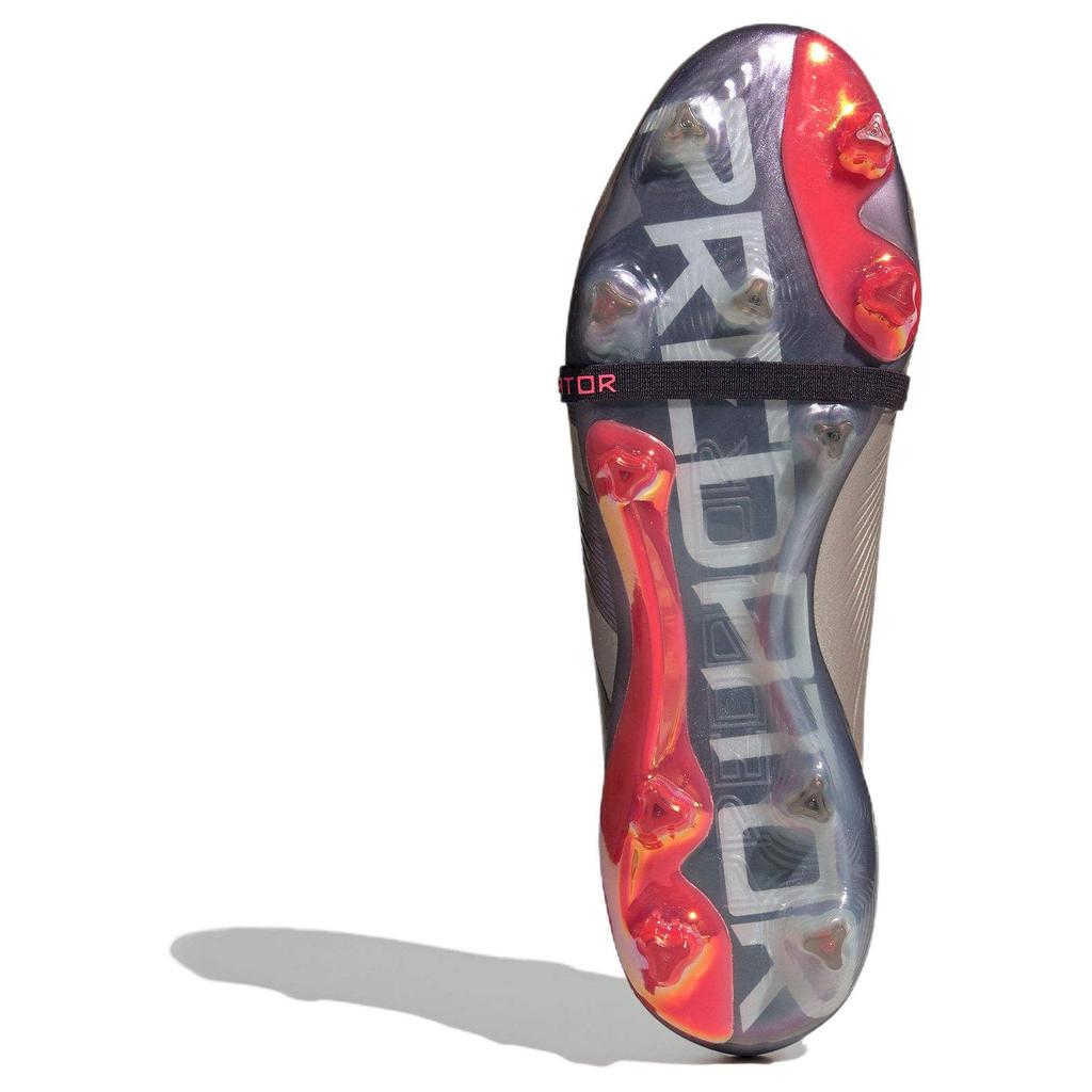adidas Кроссовки Predator Elite Foldover Tongue FG Vivid Horizon Pack Unisex серые платиновые-металлические Aurora-черные IF6443