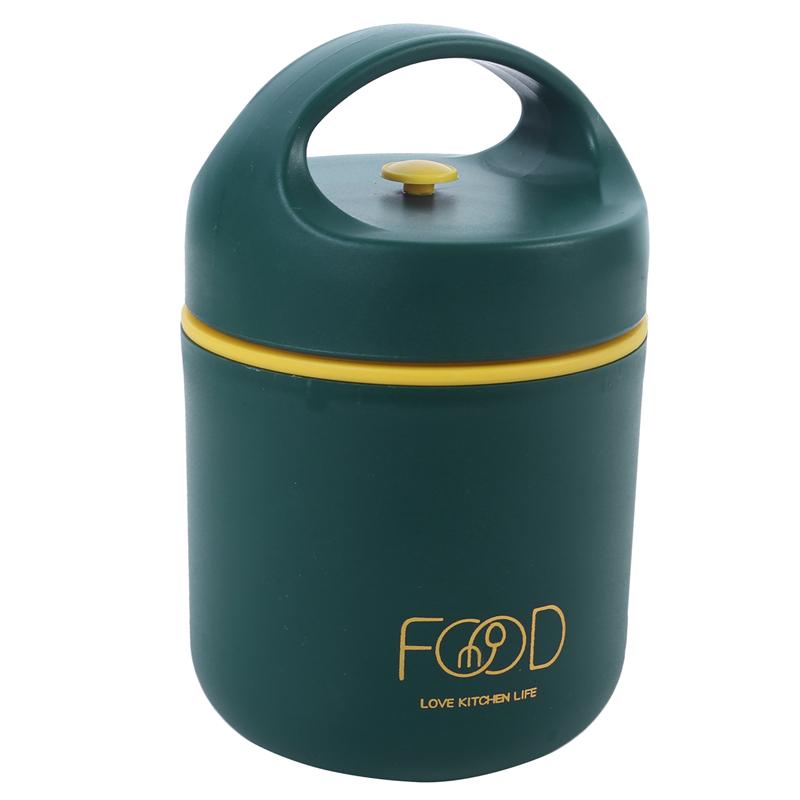 Изолированный ланч-бокс, ведро для офисного работника, маленькая коробка для супа, чашка для отвара, горшок, портативная коробка для завтрака