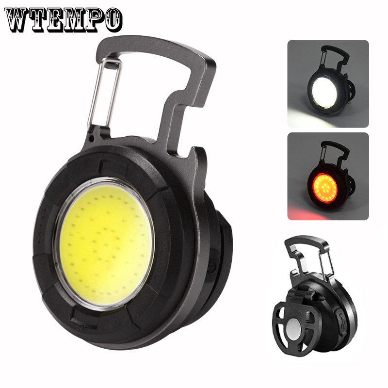 Мини-фонарик с брелоком, походный фонарь с пряжкой, портативный рабочий фонарь с зажимом для кепки, мощный фонарь для кемпинга